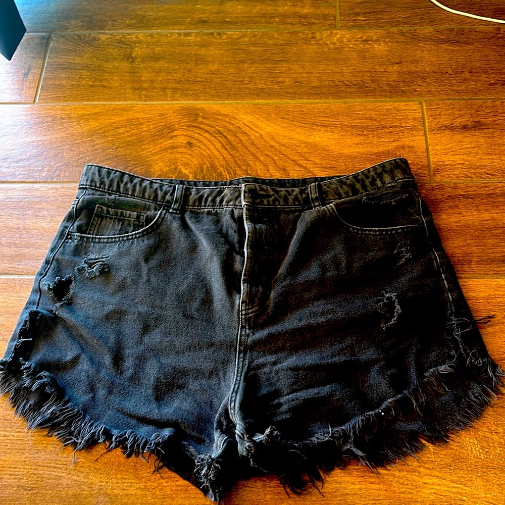 Wild Fable Black Jean Shorts
